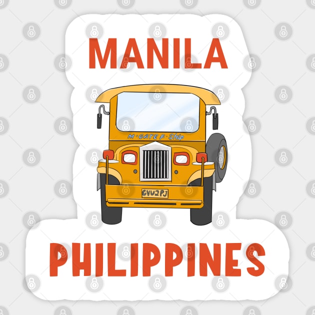 Manila Philippines Sticker by docferds